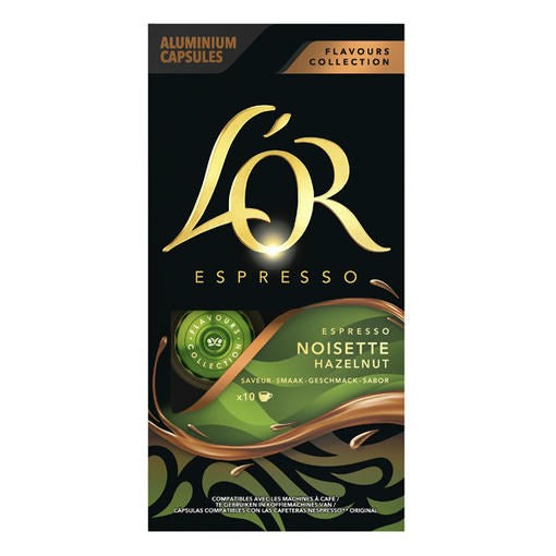 Kávékapszula L`OR Mogyorós Nespresso kompatibilis 10 kapszula/doboz kép