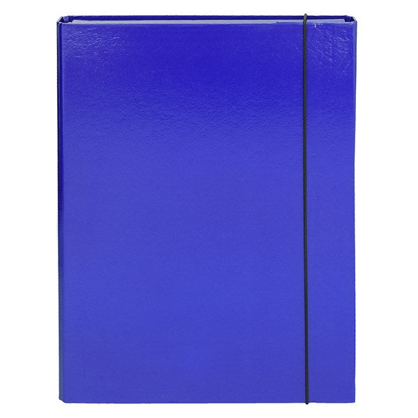 Füzetbox OPTIMA A/4 3 cm-es gerinccel sötétkék kép