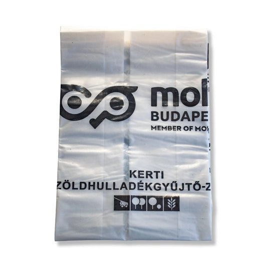 Szemeteszsák/zöldhulladék gyűjtő zsák biológiailag lebomló 120 liter 10 db/tekercs kép
