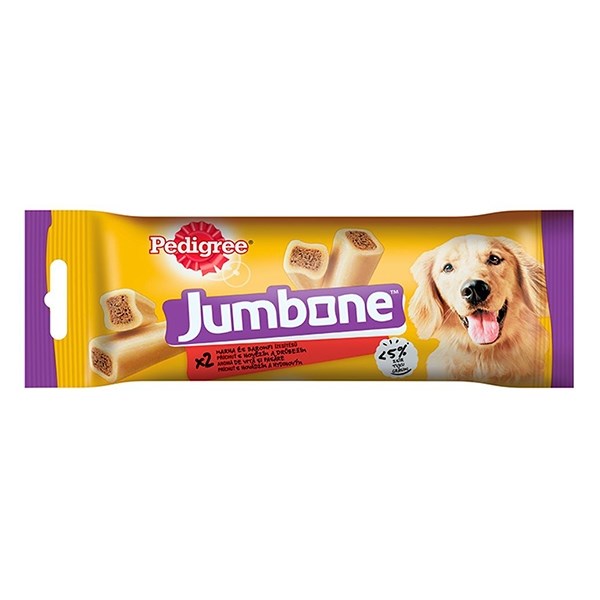 Állateledel jutalomfalat PEDIGREE Jumbone Medium kutyáknak marha 180 g kép
