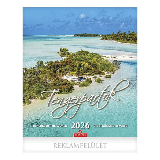 Falinaptár CSG 300x340mm álló Tengerpartok 2026. kép