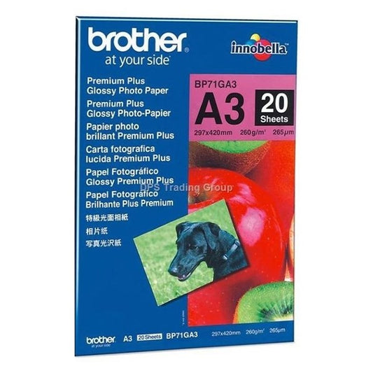 Fotópapír BROTHER BP71GA3 A/3 fényes 260 g 25 lapos kép