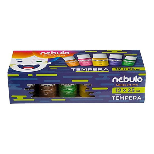 Tempera NEBULO tégelyes 12 darabos 25 ml kép