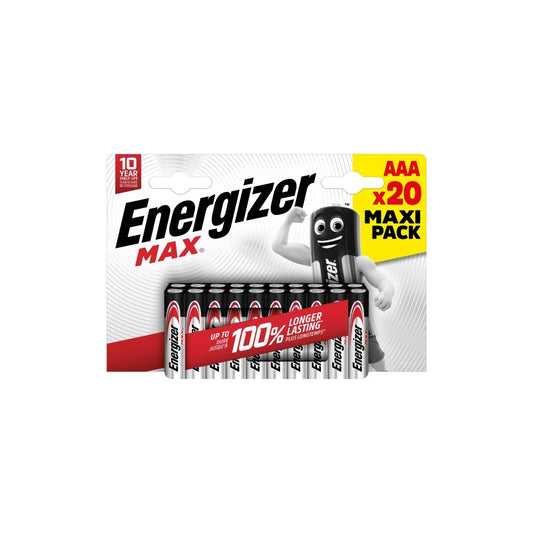 Elem AAA mikro LR03 Max 20 db/csomag, Energizer kép