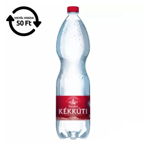 Ásványvíz szénsavmentes THEODORA Kékkúti piros kupakos 1,5L DRS kép