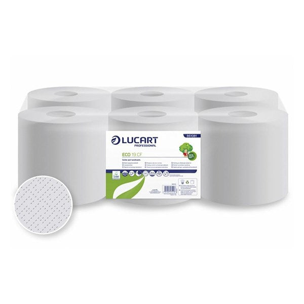 Kéztörlő tekercses LUCART Eco 19 CF 100 m törtfehér 2 rétegű kép