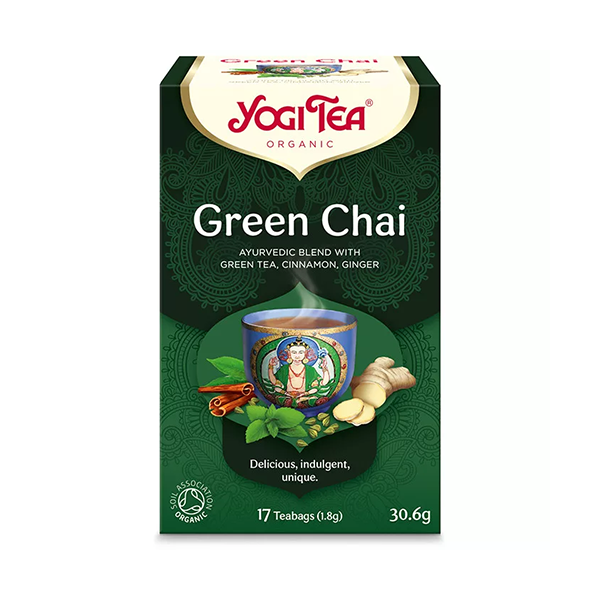 Zöld tea bio YOGI TEA Zöld chai 17 filter/doboz kép