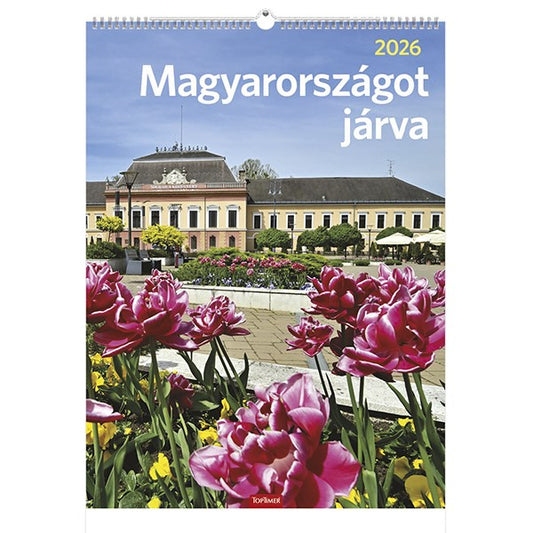 Falinaptár TOPTIMER T093 310x420mm álló Magyarországot járva 2026. kép