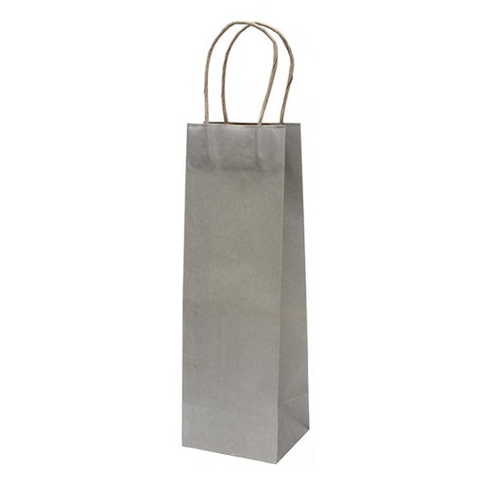 Italtasak CREATIVE Classic Simple 13x36x10 cm kraft egyszínű ezüst sodort füles kép