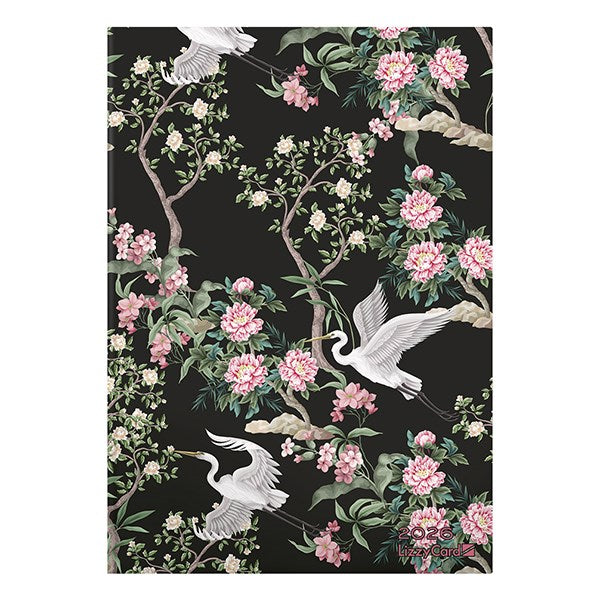 Határidőnapló LIZZY CARD A/5 napi szivacsos Birds at night 2026. kép