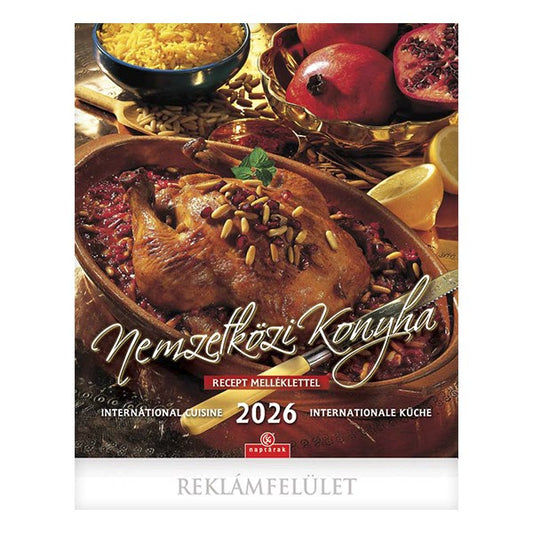 Falinaptár CSG 300x340mm álló Nemzetközi konyha 2026. kép