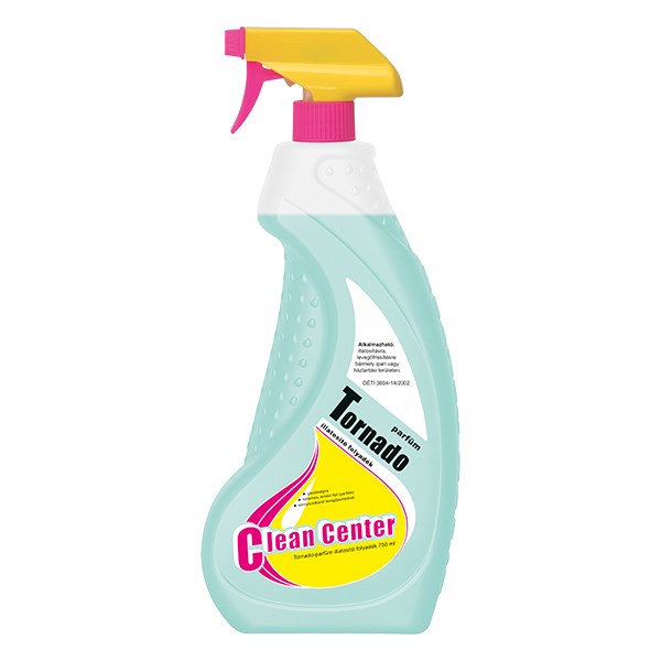 Légfrissítő szórófejes CLEAN CENTER Tornádó parfüm 750 ml kép