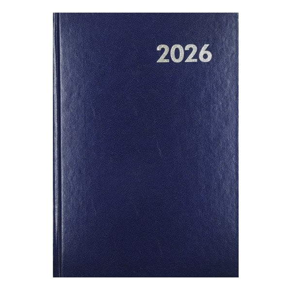 Határidőnapló ALISCA A/5 napi fehér lapos kék 2026. kép