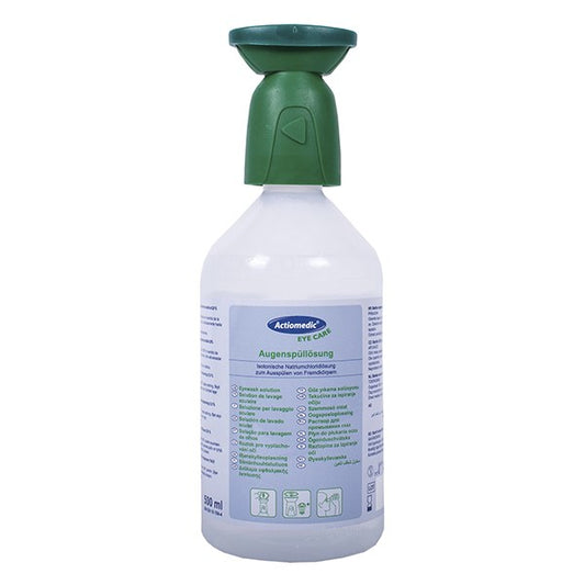Szemkimosó folyadék ACTIOMEDIC Eye care 0.9%-os nátrium-klorid oldattal 500 ml kép