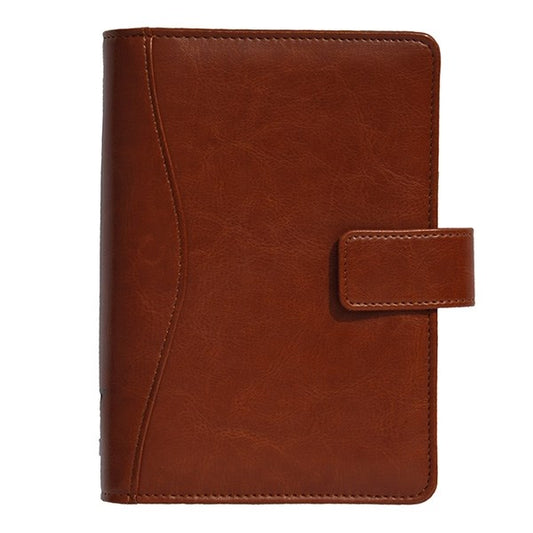 Gyűrűs kalendárium SATURNUS M231 sárga lapos antik barna műbőr 2026. kép