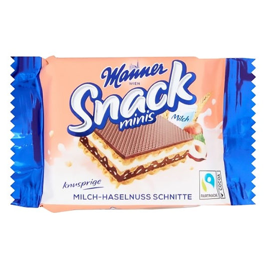 Töltött ostya MANNER mogyorós és tejszínes 25 g kép