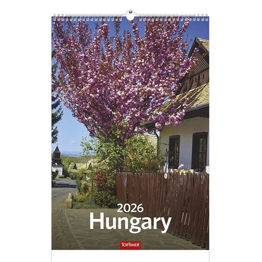 Falinaptár TOPTIMER T094 220x330mm álló Hungary 2026. kép