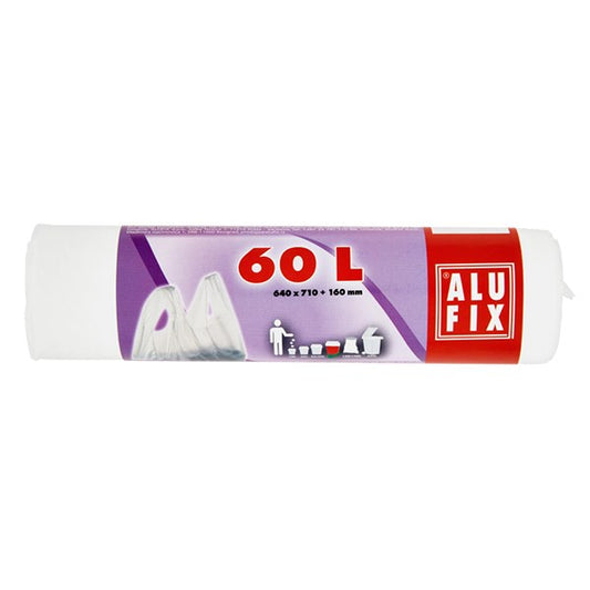 Szemeteszsák ALUFIX 60L köthetőfüles 12 darabos kép