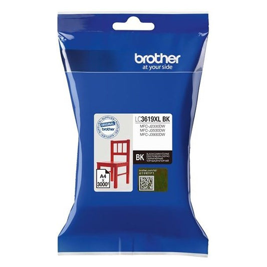 Festékpatron BROTHER LC3619 XL fekete kép