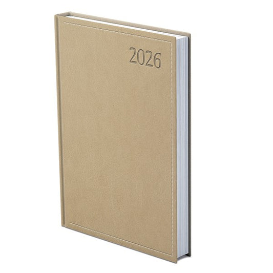Határidőnapló TOPTIMER Traditional T022 B/6 napi fehér lapos bézs 2026. kép