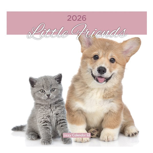 Falinaptár LIZZY CARD 300x600mm álló Little Friends 2026. kép