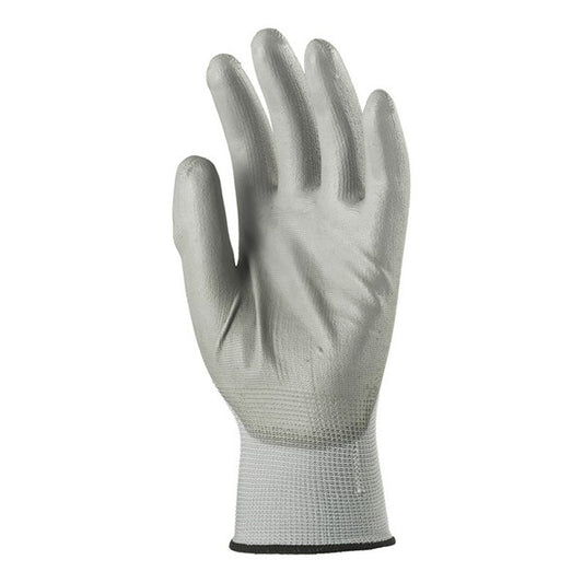 Kesztyű mártott COVERGUARD poliészter PU tenyérrel szürke 8-as 2 darab/pár kép