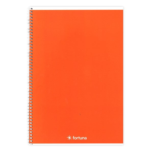 Spirálfüzet vonalas FORTUNA Monocolor A/5 70 lapos narancssárga kép