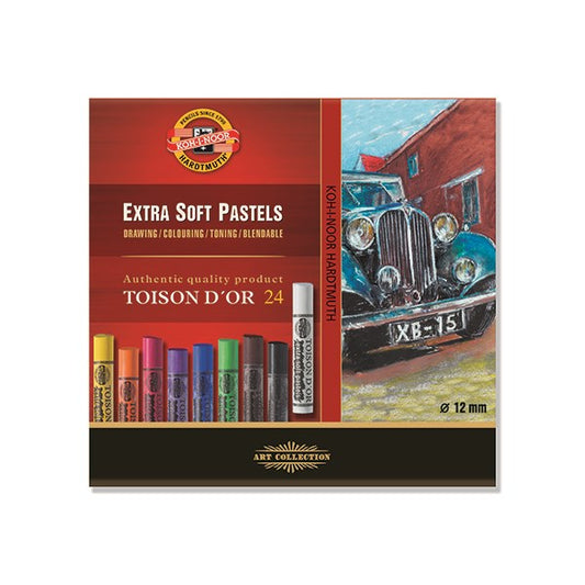 Porkréta KOH-I-NOOR 8552 Toison D`or pasztell 24 darabos kép