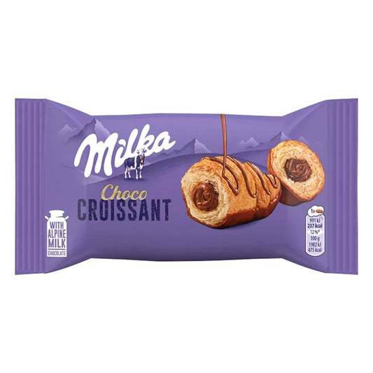 Croissant MILKA csokoládés töltelékkel 50 g kép