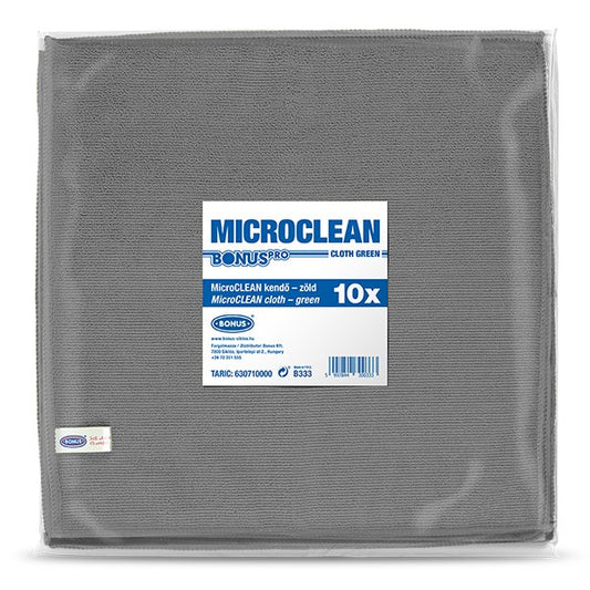 Törlőkendő mikroszálas BONUS microCLEAN HoReCa HACCP 40x40 cm szürke 10 darabos kép