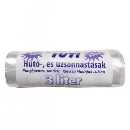 Uzsonnás és hűtőtasak TUTI 25x35 cm 3L 100 darabos kép