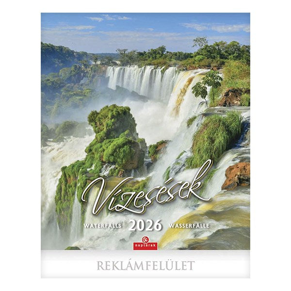 Falinaptár CSG 300x340mm álló Vízesések 2026. kép