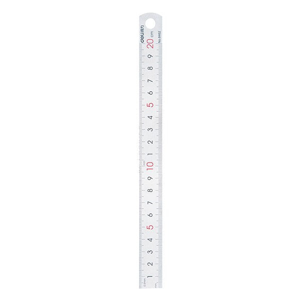 Vonalzó DELI fém 20 cm kép