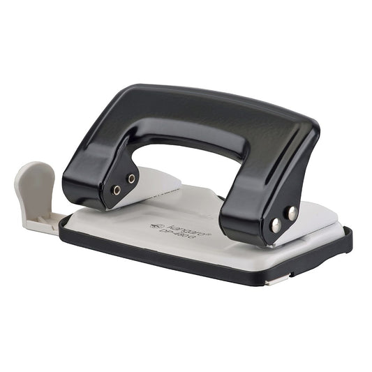 Lyukasztó KANGARO Inspiro DP-480G 2 lyukú fém 12 lap fekete-fehér kép