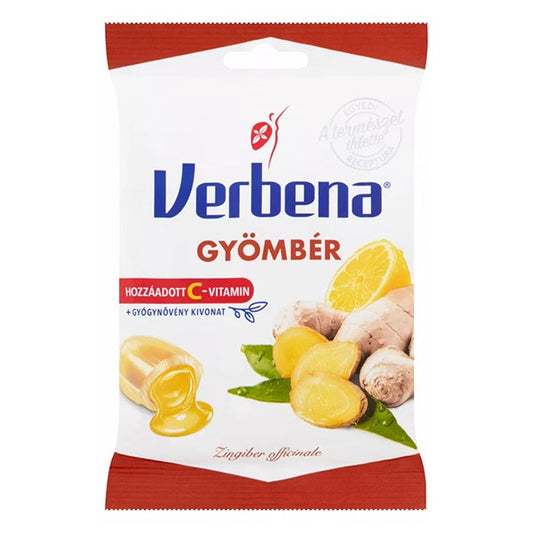 Töltött keménycukorka VERBENA gyömbér 60 g kép