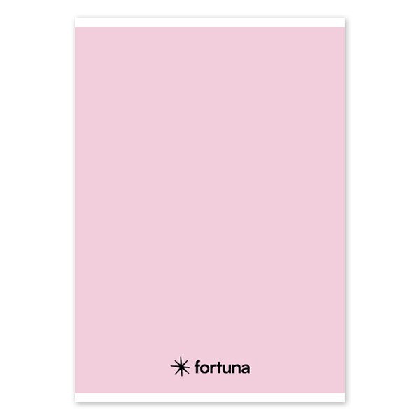Füzet vonalas FORTUNA Monocolor A/5 32 lapos pasztell rózsaszín kép