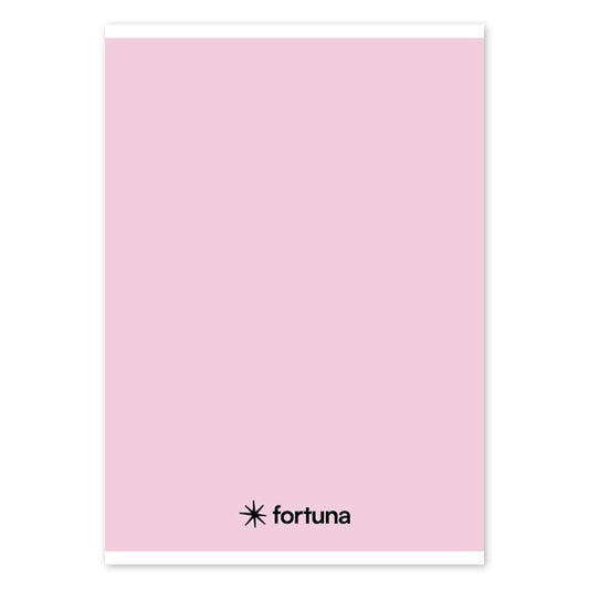 Füzet vonalas FORTUNA Monocolor A/5 32 lapos pasztell rózsaszín kép
