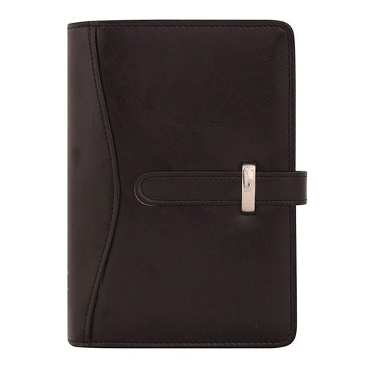 Gyűrűs kalendárium SATURNUS M437 fehér lapos fekete műbőr 2026. kép