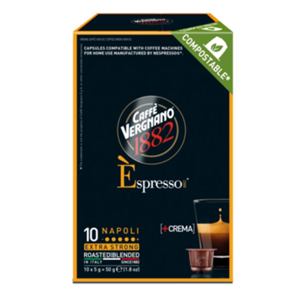Kávékapszula CAFFÉ VERGNANO Nespresso Napoli 10 kapszula/doboz kép