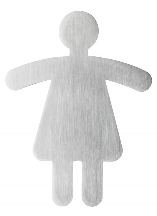 Piktogram DURABLE Női wc 902x120 mm ezüst kép