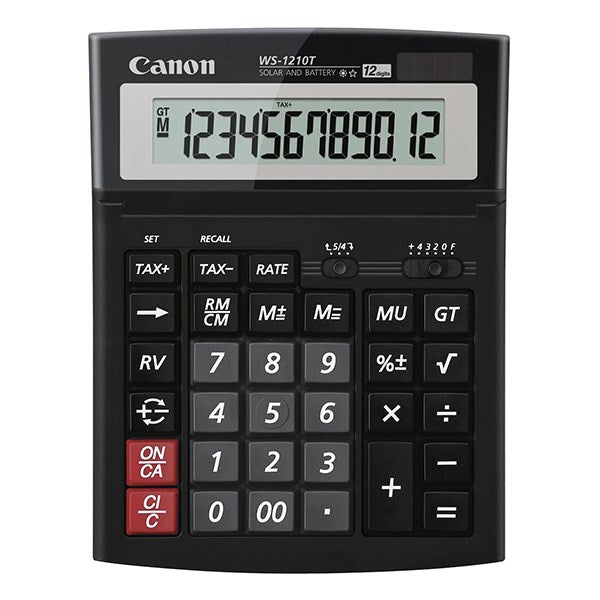 Számológép asztali CANON WS-1210T környezetbarát 12 digit kép