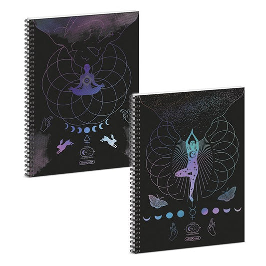 Spirálfüzet sima ARS UNA Mystic Constellation A/4 60 lapos kép