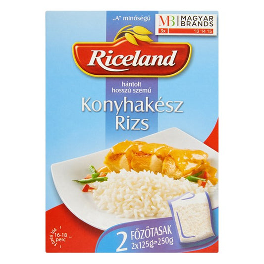 Főzőtasakos rizs RICELAND Konyhakész 2x125 g kép