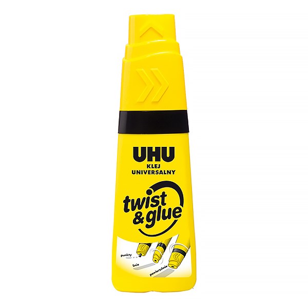 Ragasztó folyékony UHU Twist&Glue 3in1 univerzális 35 ml kép