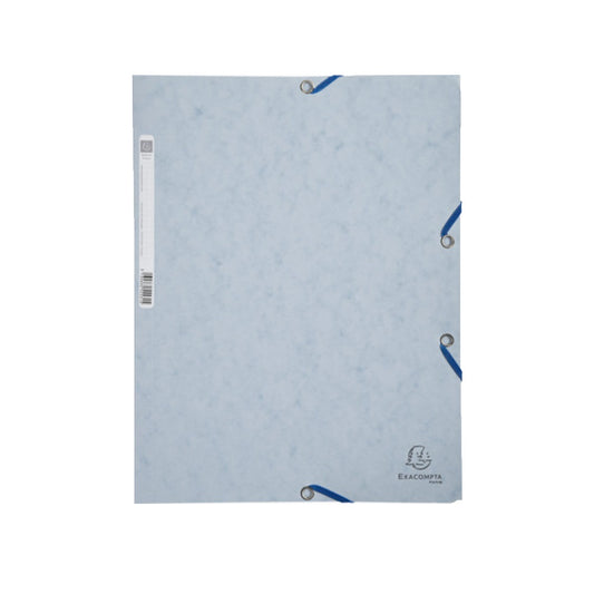 Gumis mappa karton  prespán A/4 Exacompta világosszürke kép