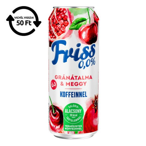 Alkoholmentes sör BORSODI Friss gránátalma-meggy 0,0% 500 ml DRS kép