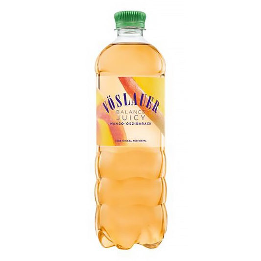 Ásványvíz szénsavas VÖSLAUER Balance Juice mango-őszibarack 0,75L DRS kép
