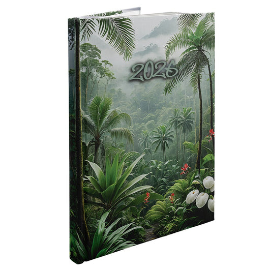 Határidőnapló REALSYSTEM Picture B/5 heti fehér lapos Tropical 2026. kép