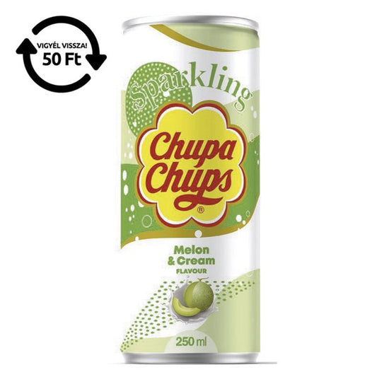 Üdítőital szénsavas CHUPA CHUPS Dinnyekrém 250 ml kép