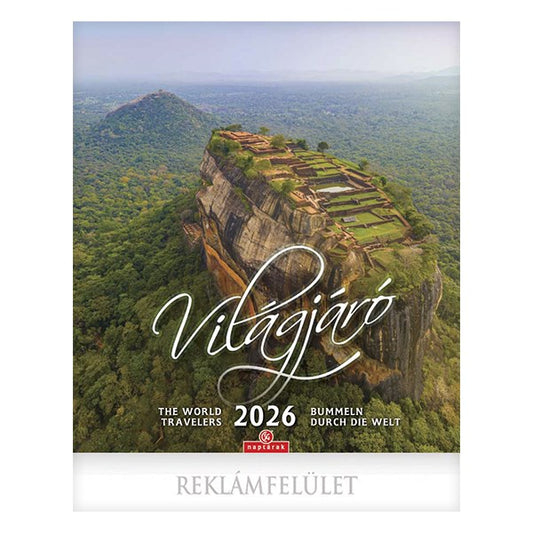 Falinaptár CSG 300x340mm álló Világjáró 2026. kép